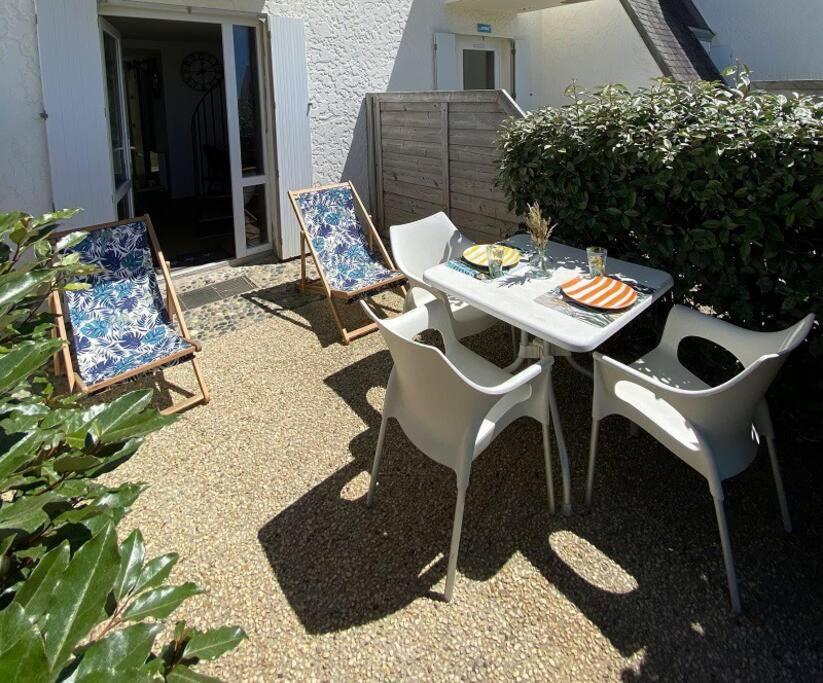 Studio duplex face à la mer Guidel Extérieur photo